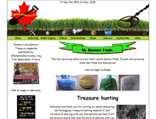 Tablet Screenshot of digginguptreasures.com